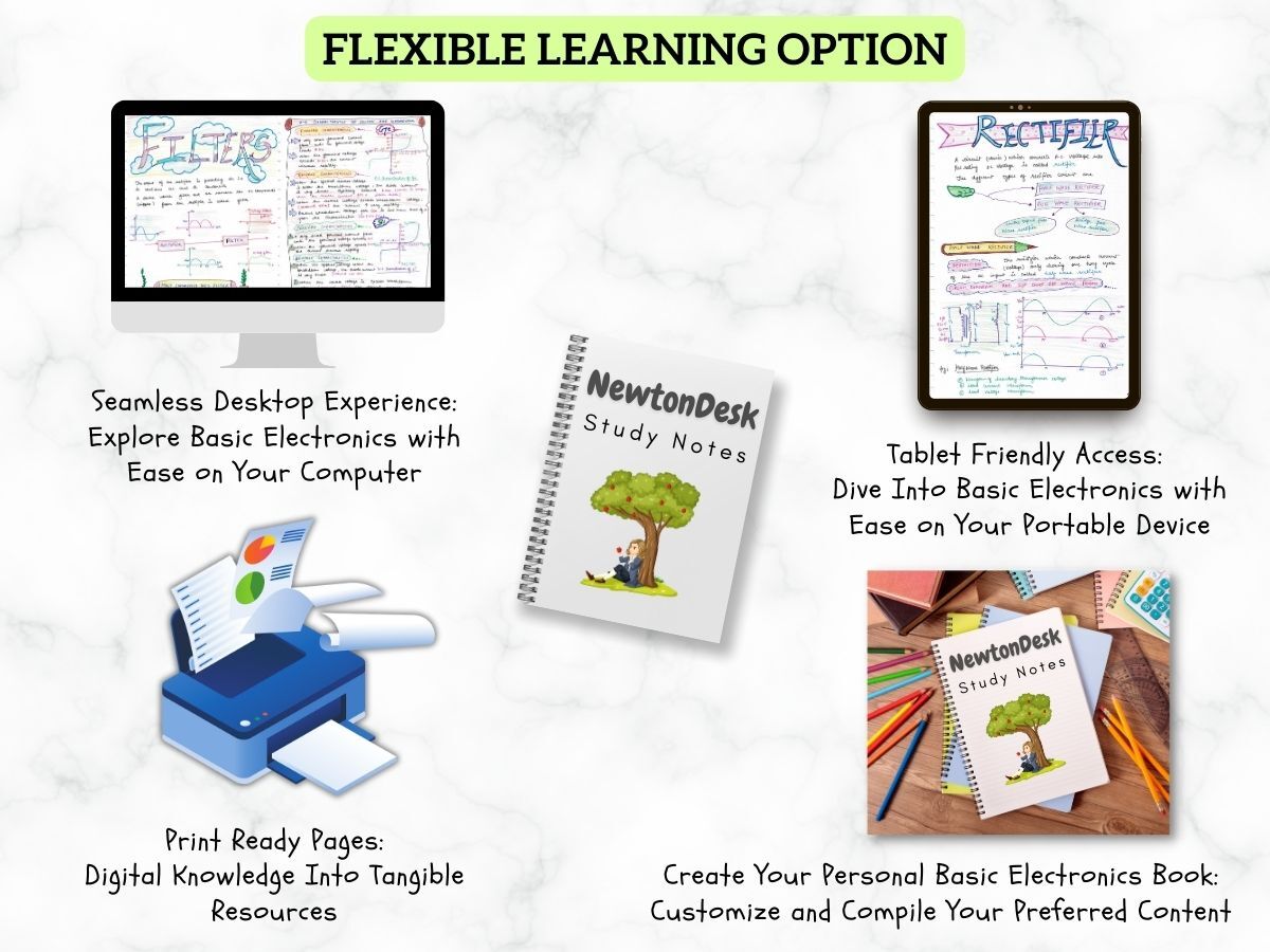 basic electronics notes pdf printing guide of newton desk