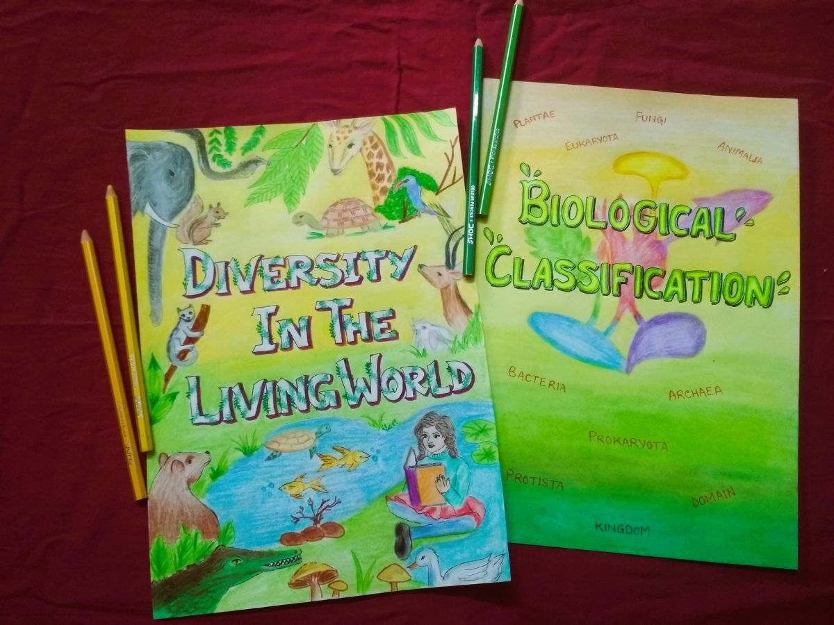 diversity in the living world include biological classification in biology aesthetic notes sample 8 with creative stuff include in photo of physical copy